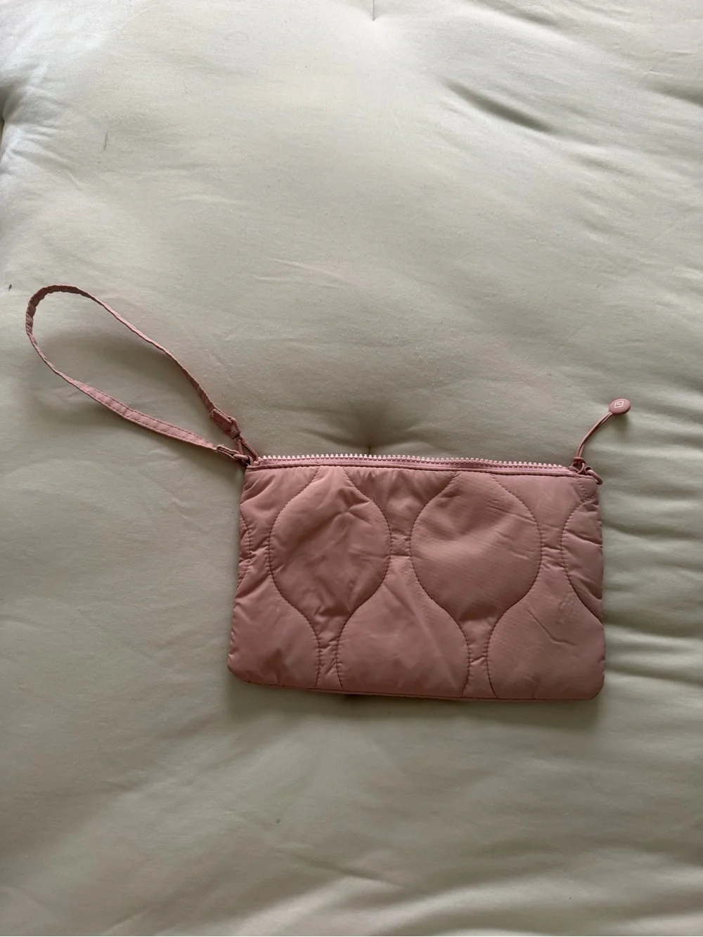 Vera Bradley Blush Pink Quilted Wristlet